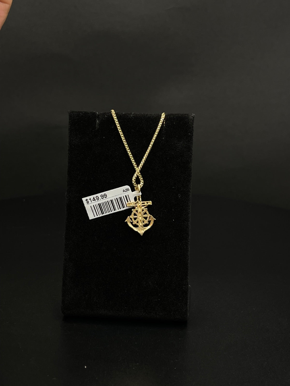 14K Gold Mariner's Cross Anchor Pendant | DD Pawn Loans