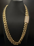 14K Gold Cuban Link Chain – 533.6g, 25in | DD Pawn Loans