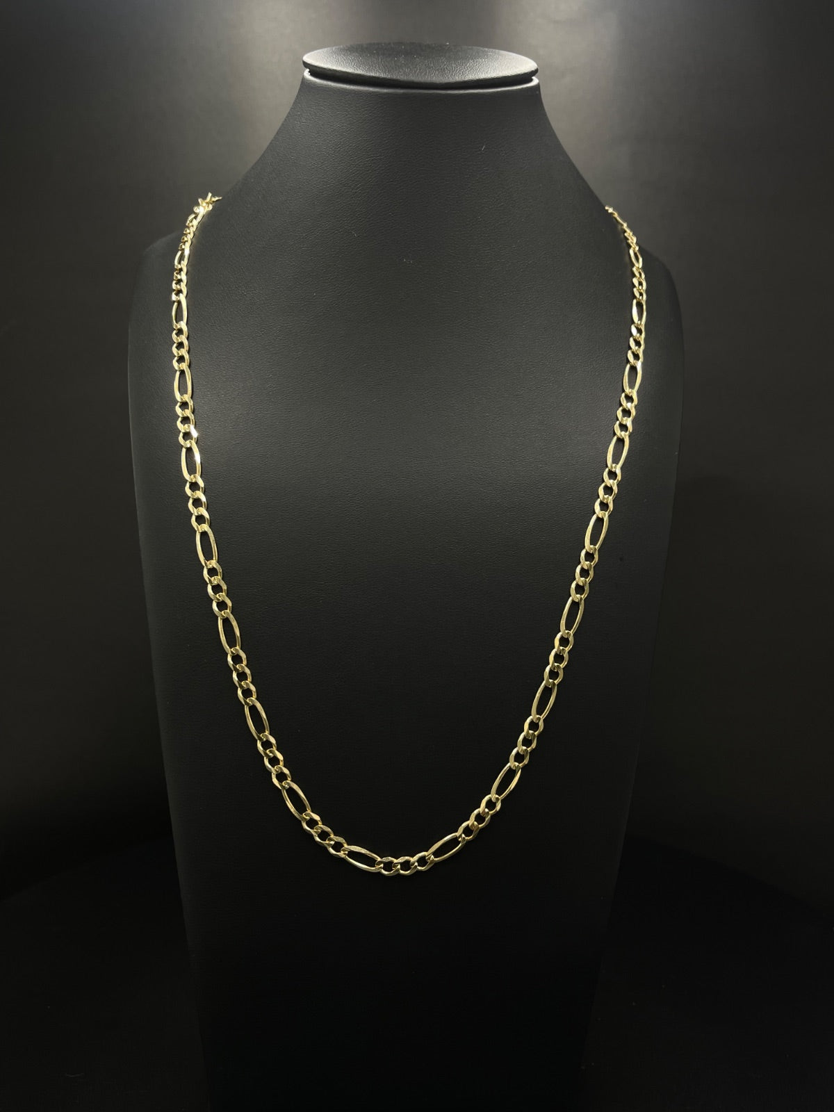 14K Gold Figaro Chain 19.2 Grams 26 Inches 4.5mm