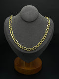 10K Gold Figaro Chain – 9.1g, 22in, 7mm | DD Pawn Loans