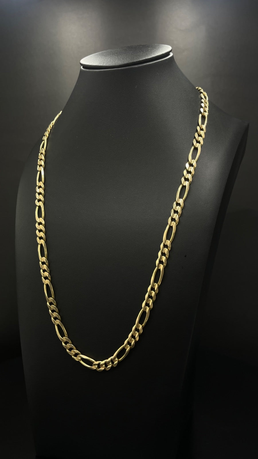 14K Gold Figaro Chain 42 Grams 22 Inches 6.5mm