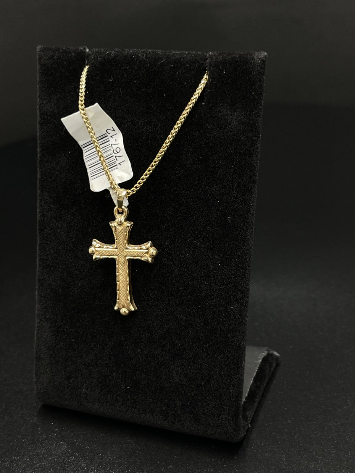 14K Gold Cross Pendant Necklace – 1.27g | DD Pawn Loans