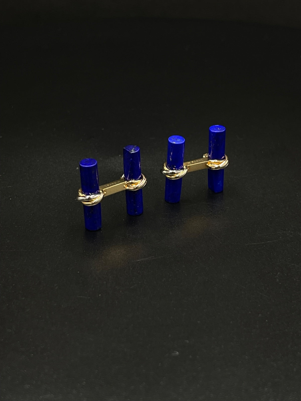 14K Gold Lapis Lazuli Cufflinks – 10.5g | DD Pawn Loans