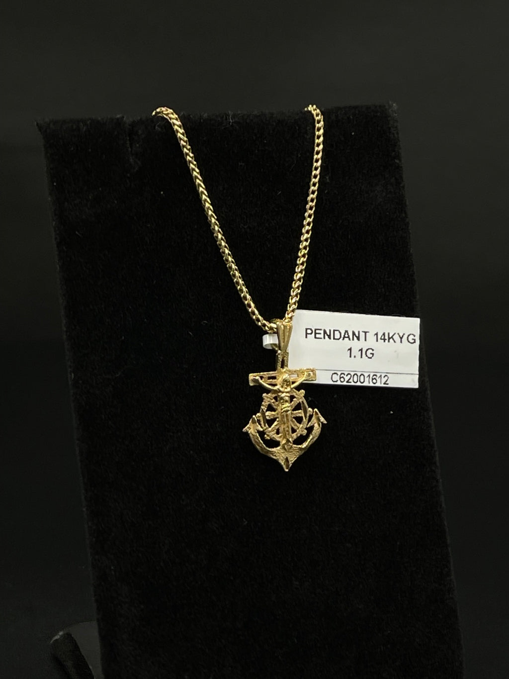 14K Gold Mariner's Cross Anchor Pendant | DD Pawn Loans