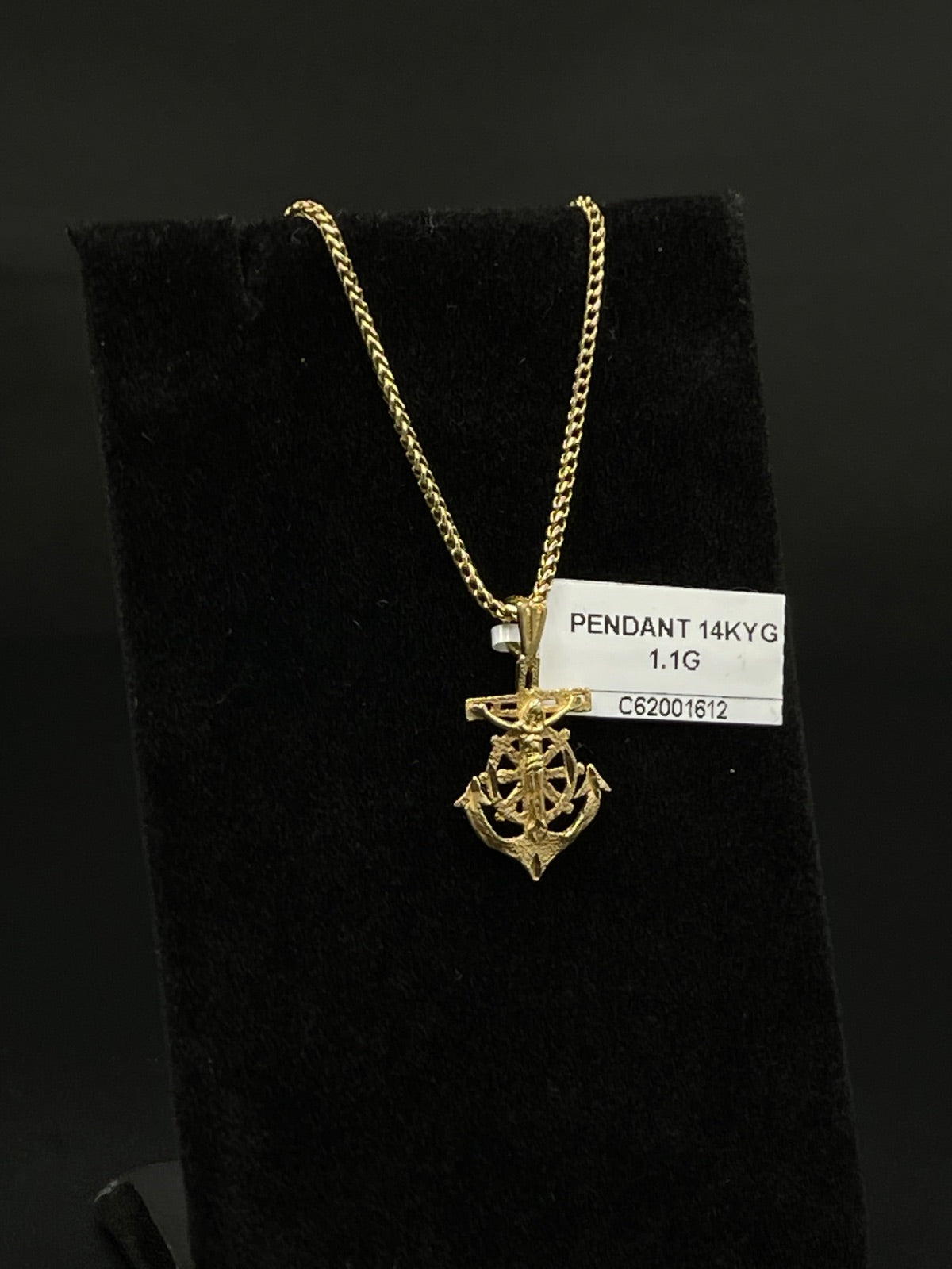 14K Gold Mariner's Cross Anchor Pendant | DD Pawn Loans