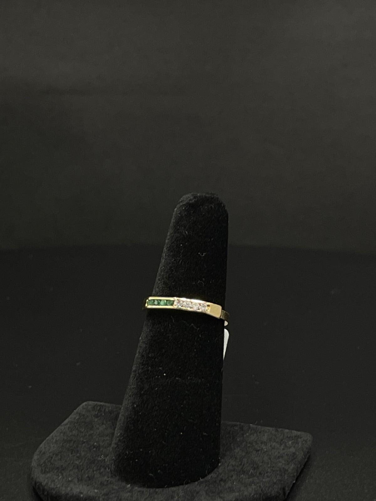 14K Gold Emerald & Diamond Ring – Size 6 | DD Pawn Loans