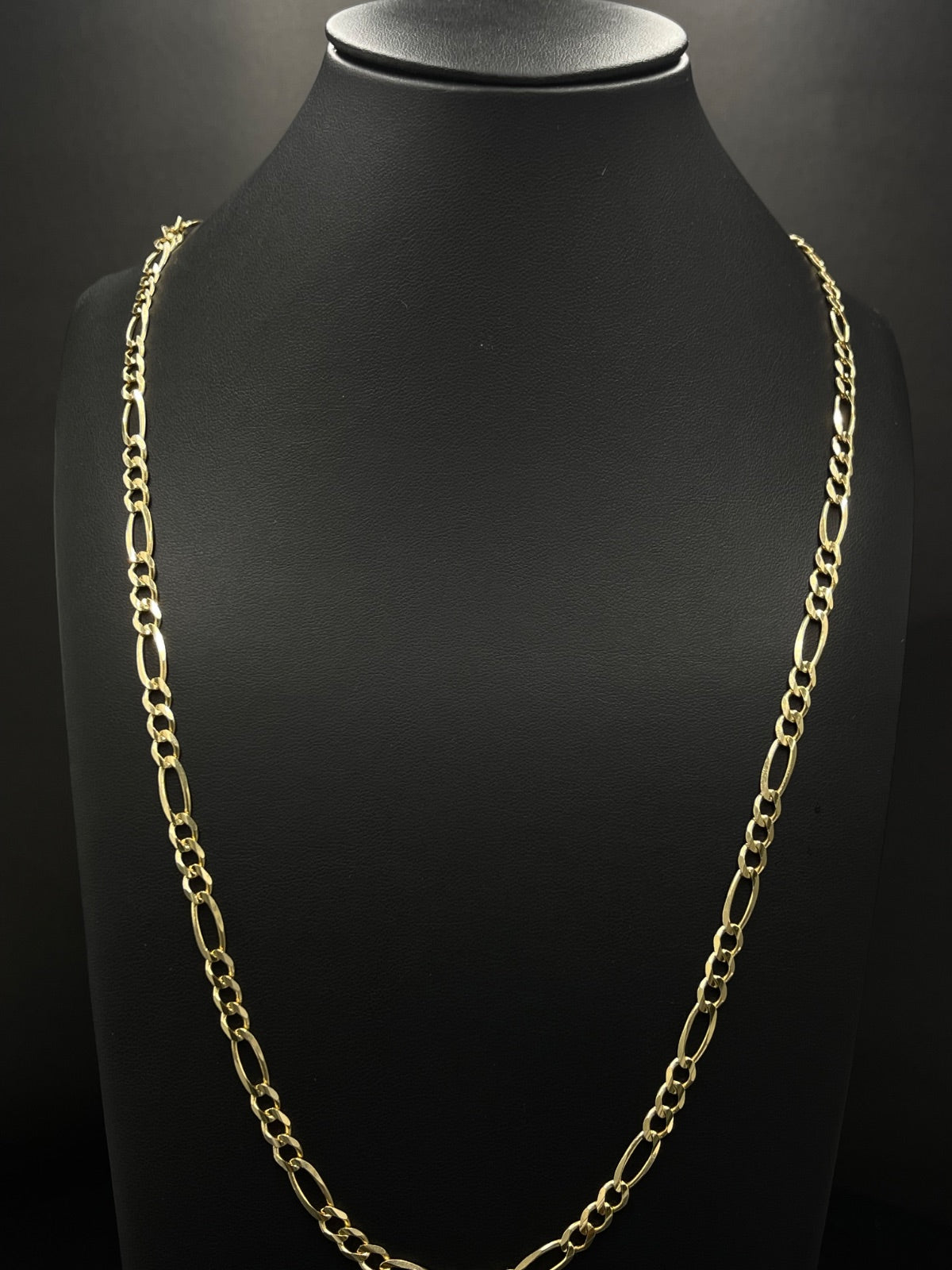 14K Gold Figaro Chain 19.2 Grams 26 Inches 4.5mm