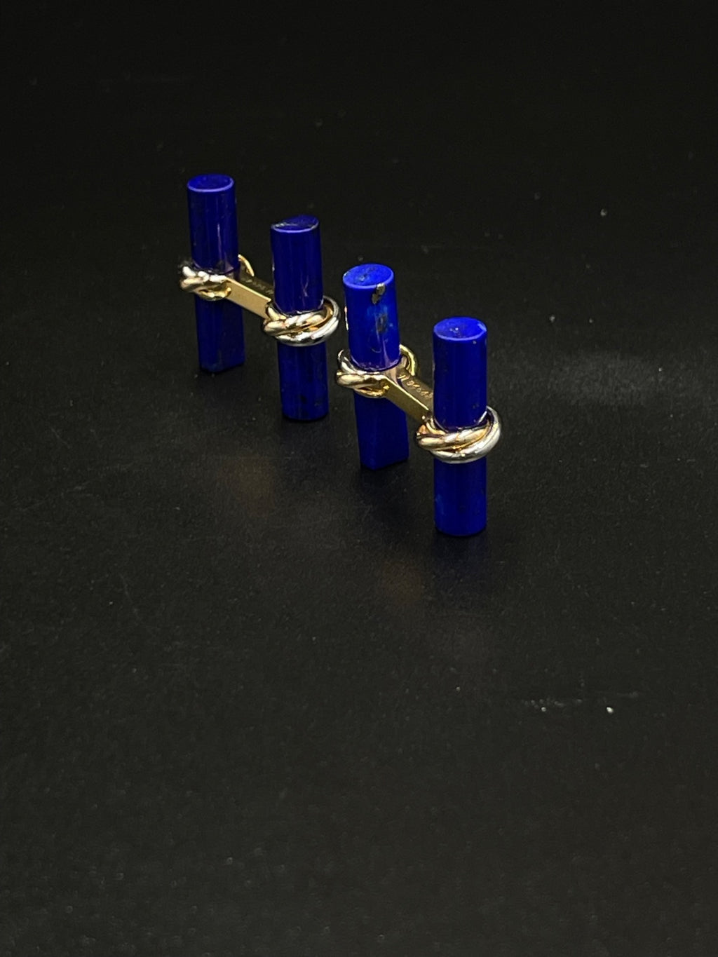 14K Gold Lapis Lazuli Cufflinks – 10.5g | DD Pawn Loans