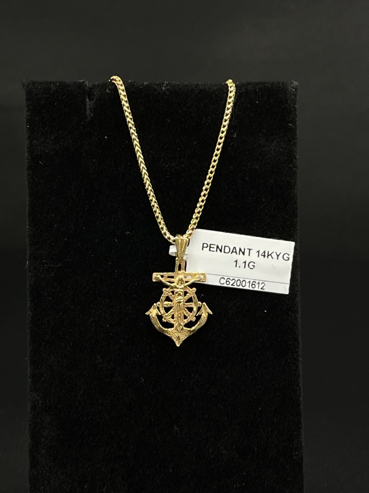 14K Gold Mariner's Cross Anchor Pendant | DD Pawn Loans