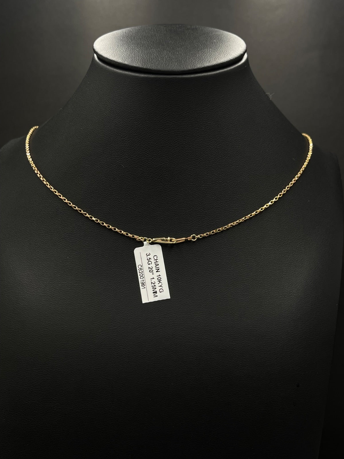 10K Gold Chain 3.5 Grams 20 Inches 1.25mm