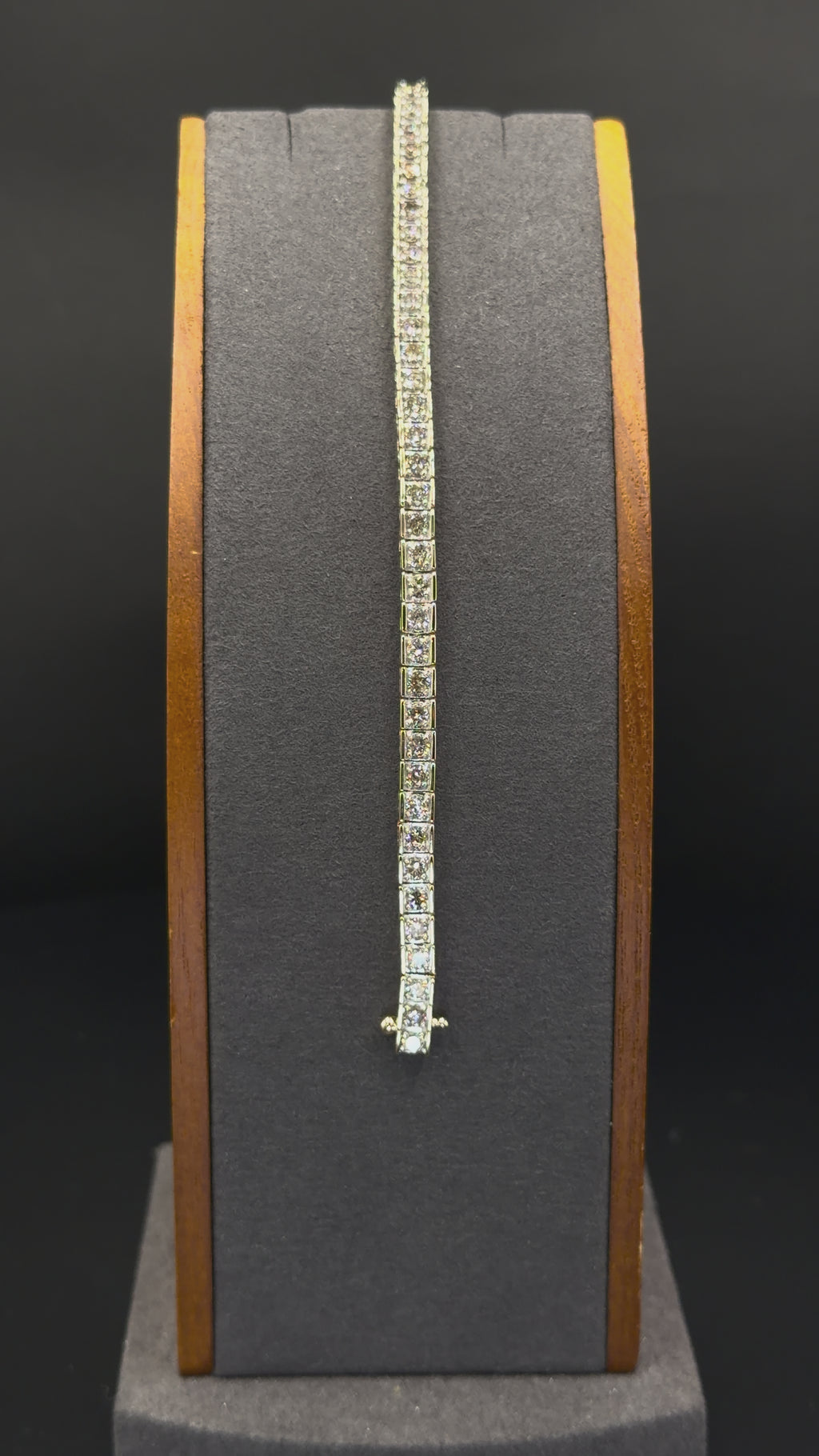 14K Yellow Gold Diamond Tennis Bracelet – 14.6 Grams