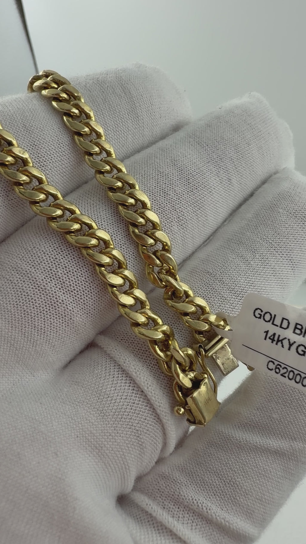 14K Yellow Gold Bracelet – 9” (22.7g)