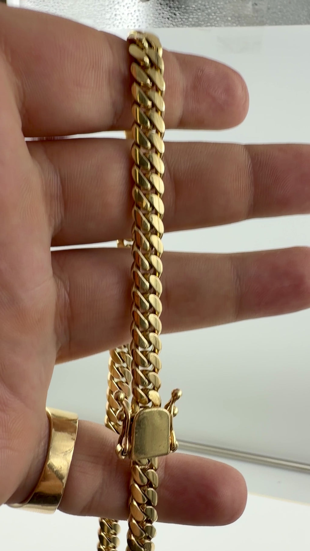 10K Yellow Gold Miami Cuban Link Chain – 24” / 7mm (100g)