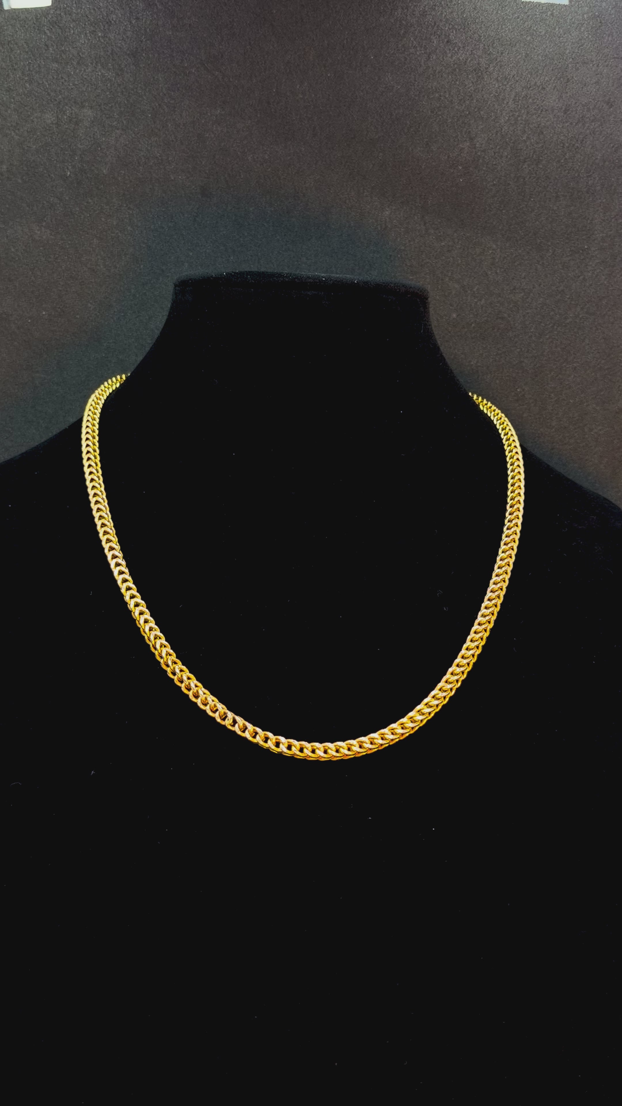 10K Gold Franco Chain 27.2 Grams 22 Inches 4.5mm