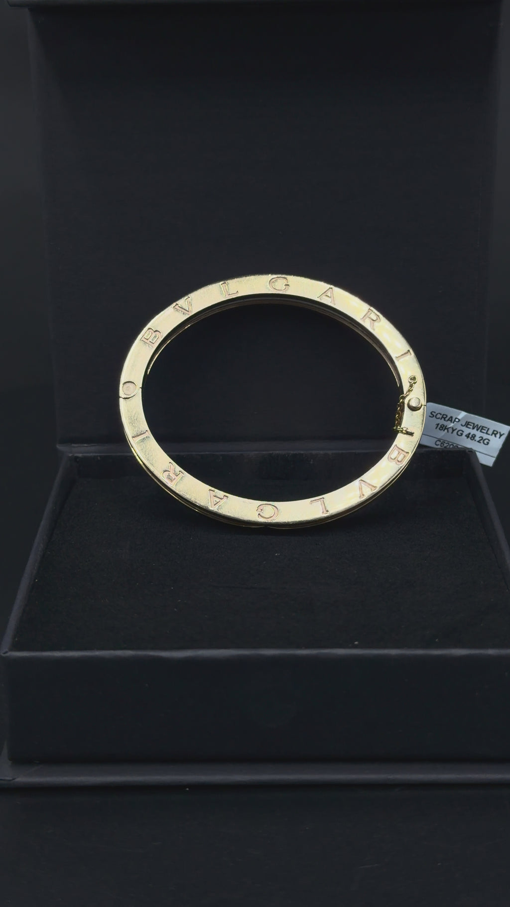 Bulgari B.zero1 18K Yellow Gold Bangle Bracelet – 48.2g