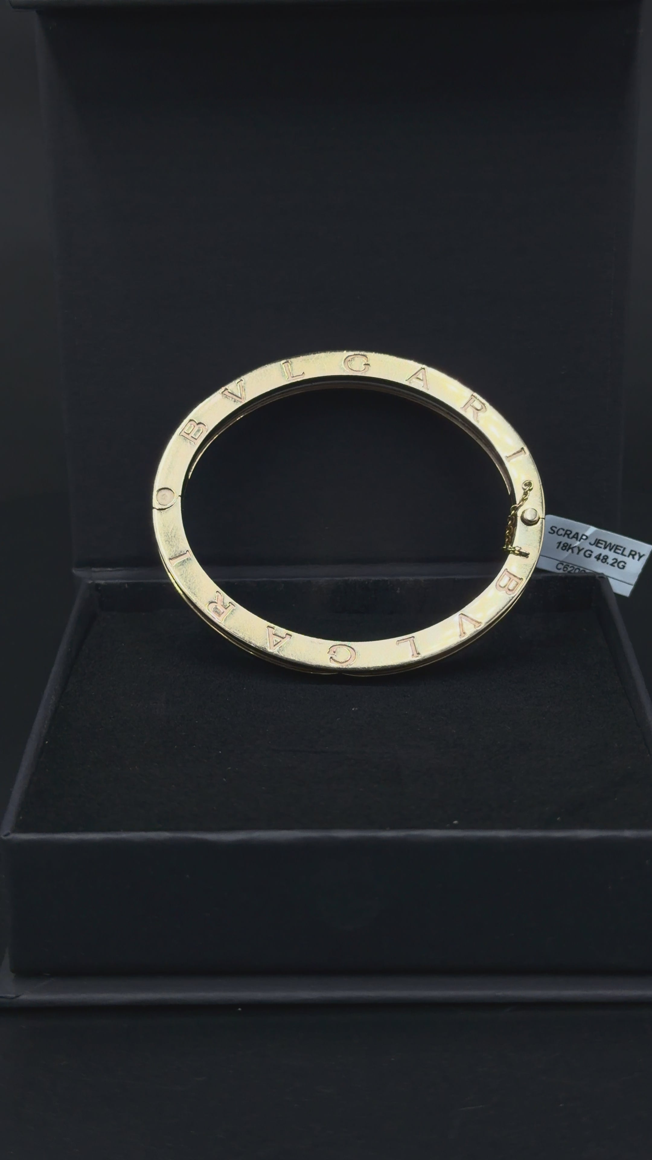 Bulgari B.zero1 18K Yellow Gold Bangle Bracelet – 48.2g