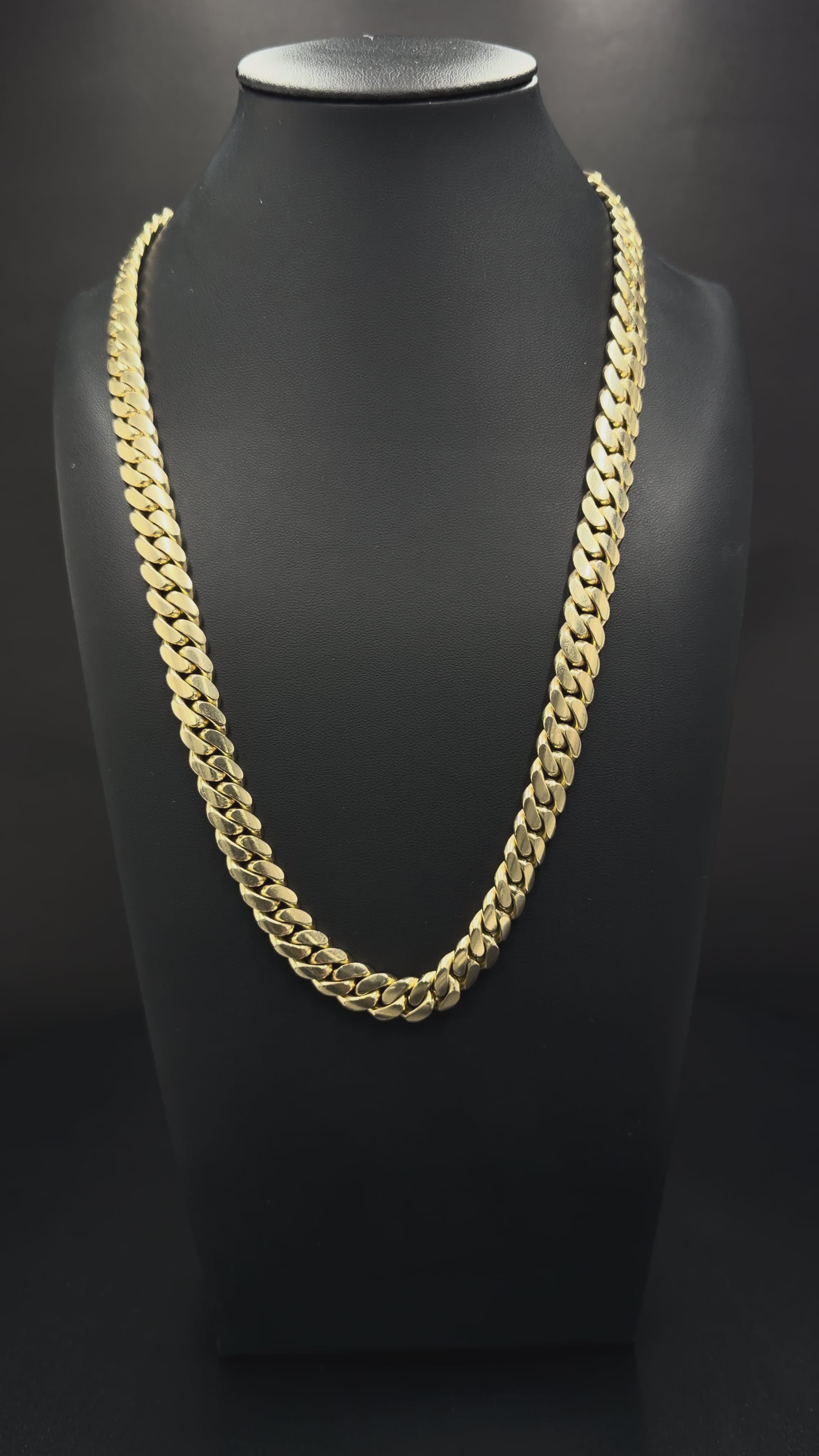 14K Yellow Gold Miami Cuban Link Chain – 152.1 Grams – 22 Inches – 9.75mm