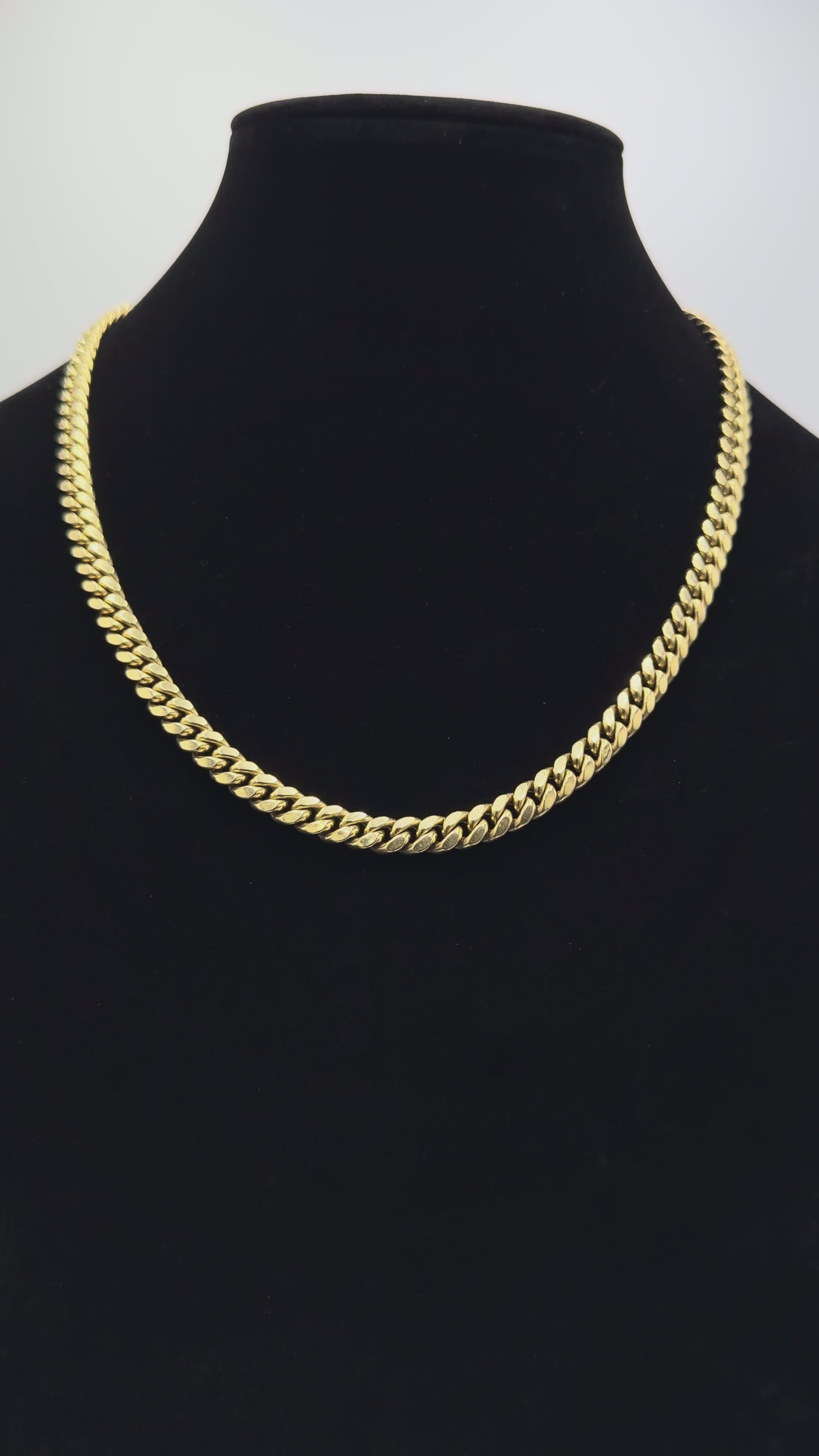 10K Gold Miami Cuban Link Chain – 31.8 Grams | 22 Inches | 7mm