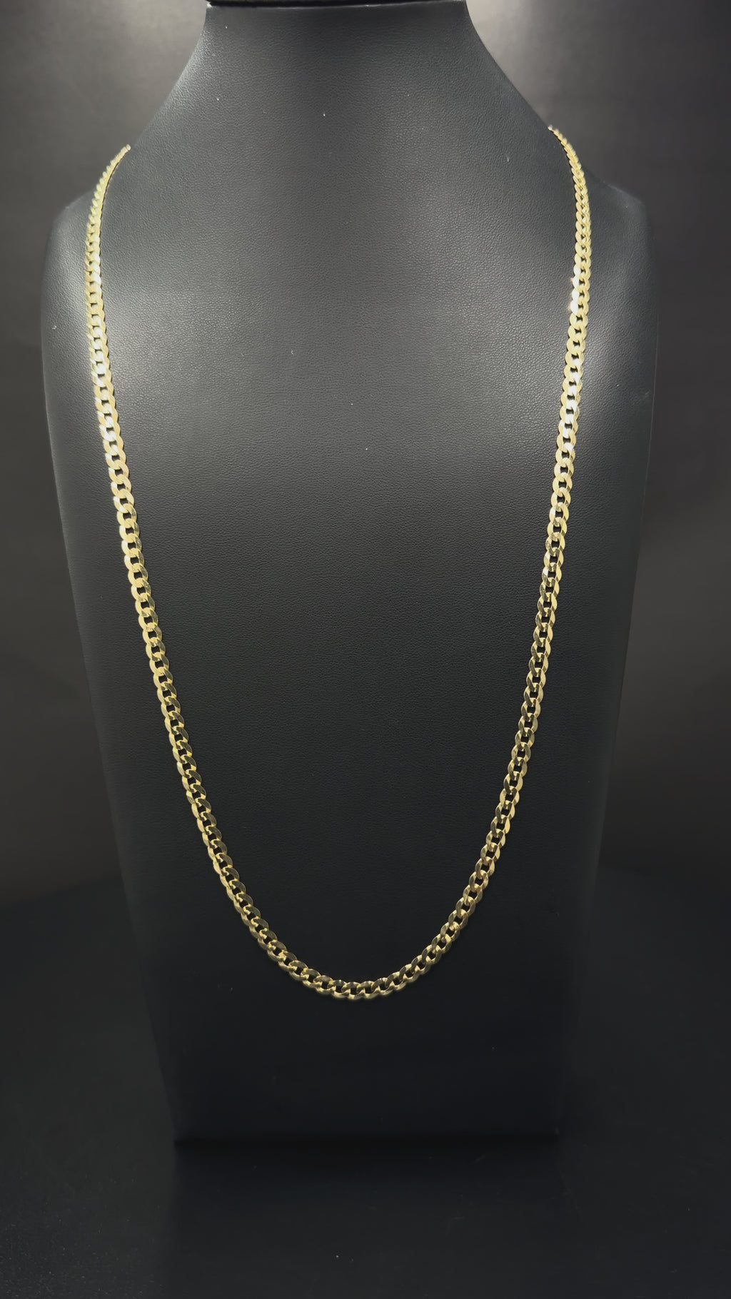 14K Yellow Gold Cuban Link Chain – 14.1g – 26” – 4.5mm