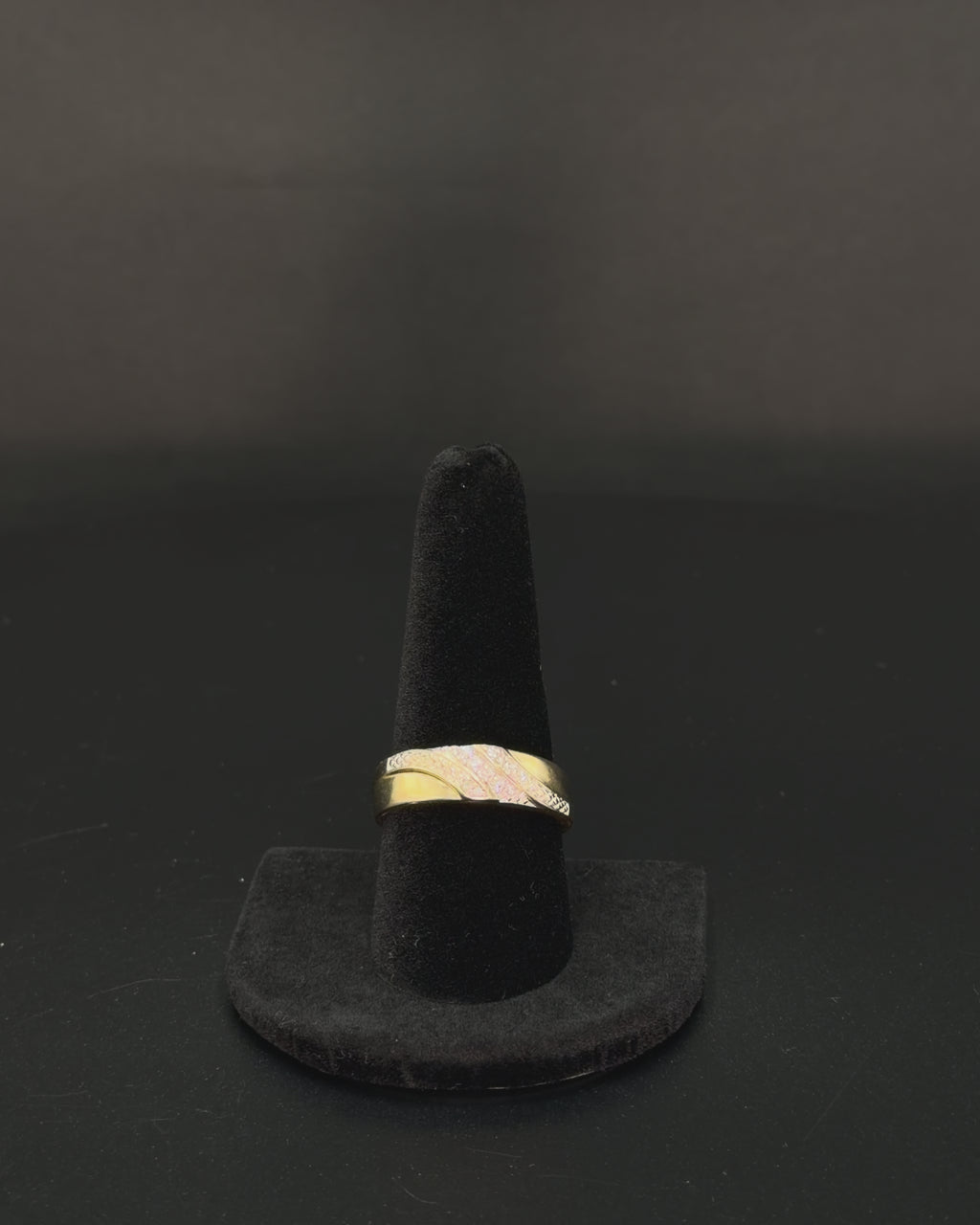10K Yellow Gold Diamond Ring – Size 9.5 – 3.8 Grams