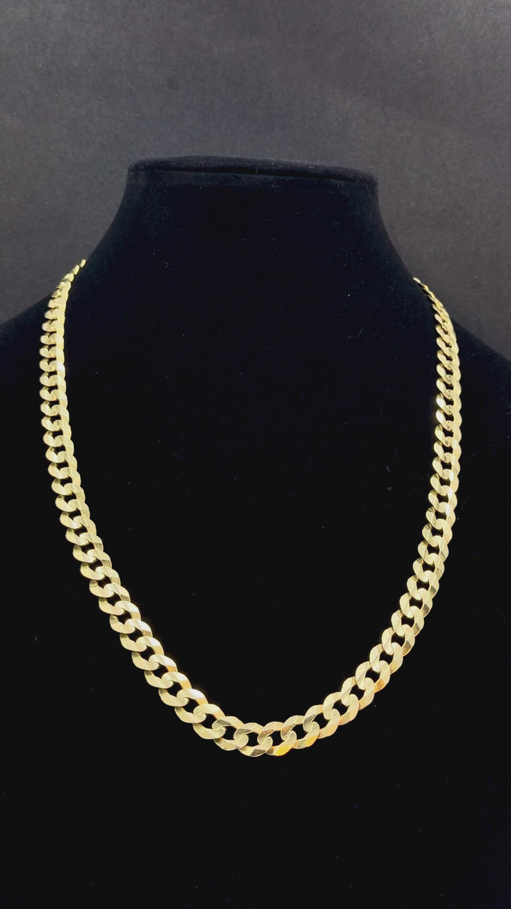 14K Gold Curb Link Chain 64.1 Grams 24 Inches 9.5mm