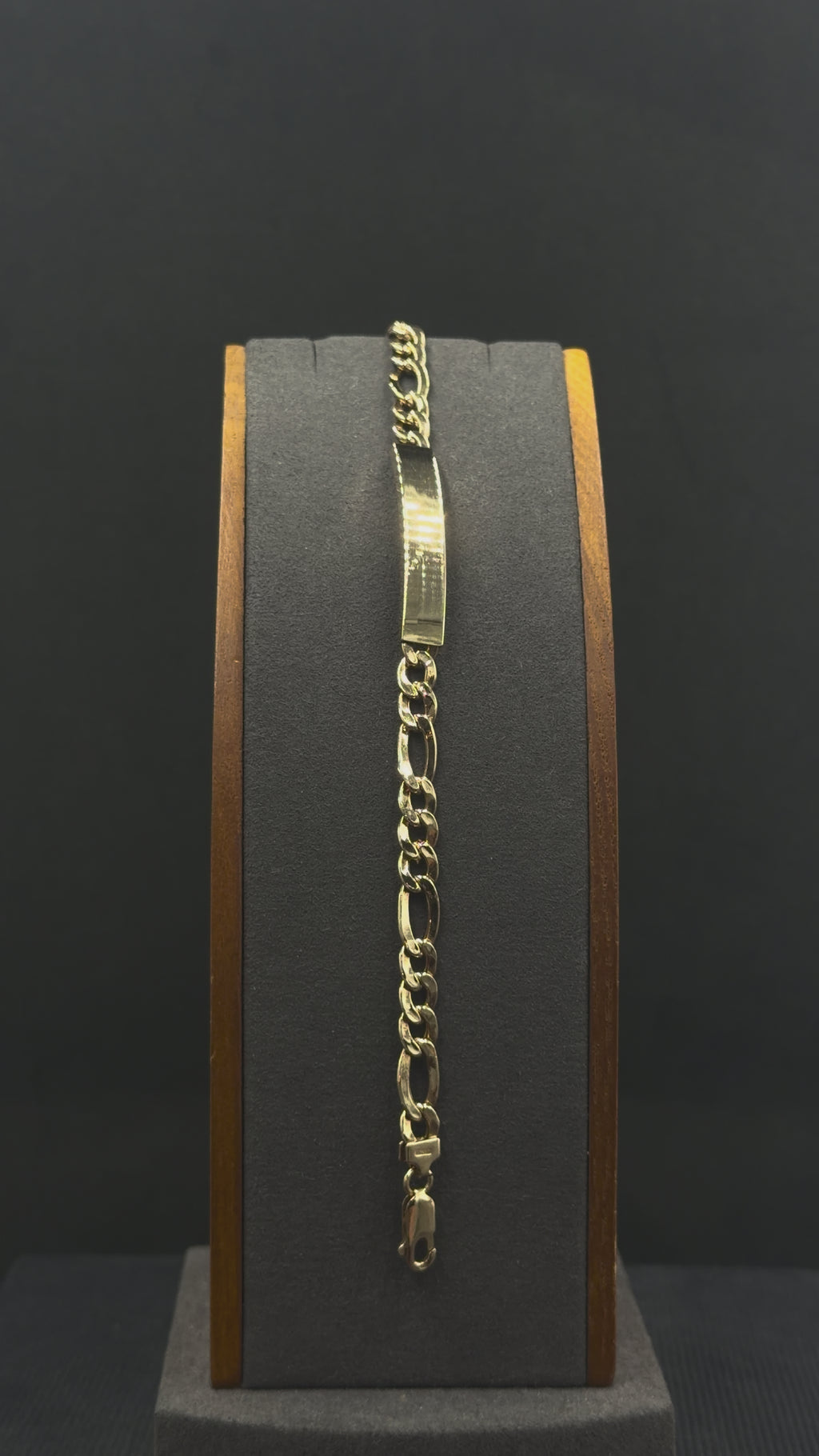 14K Gold Figaro ID Bracelet – 6.9 Grams | 7.5 Inches | 6mm