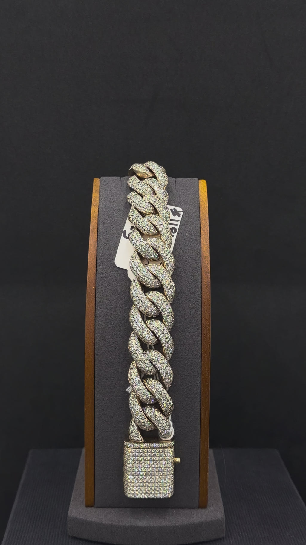 10K Gold Diamond Cuban Link Bracelet – 178.5 Grams | 20mm | 8 Inches