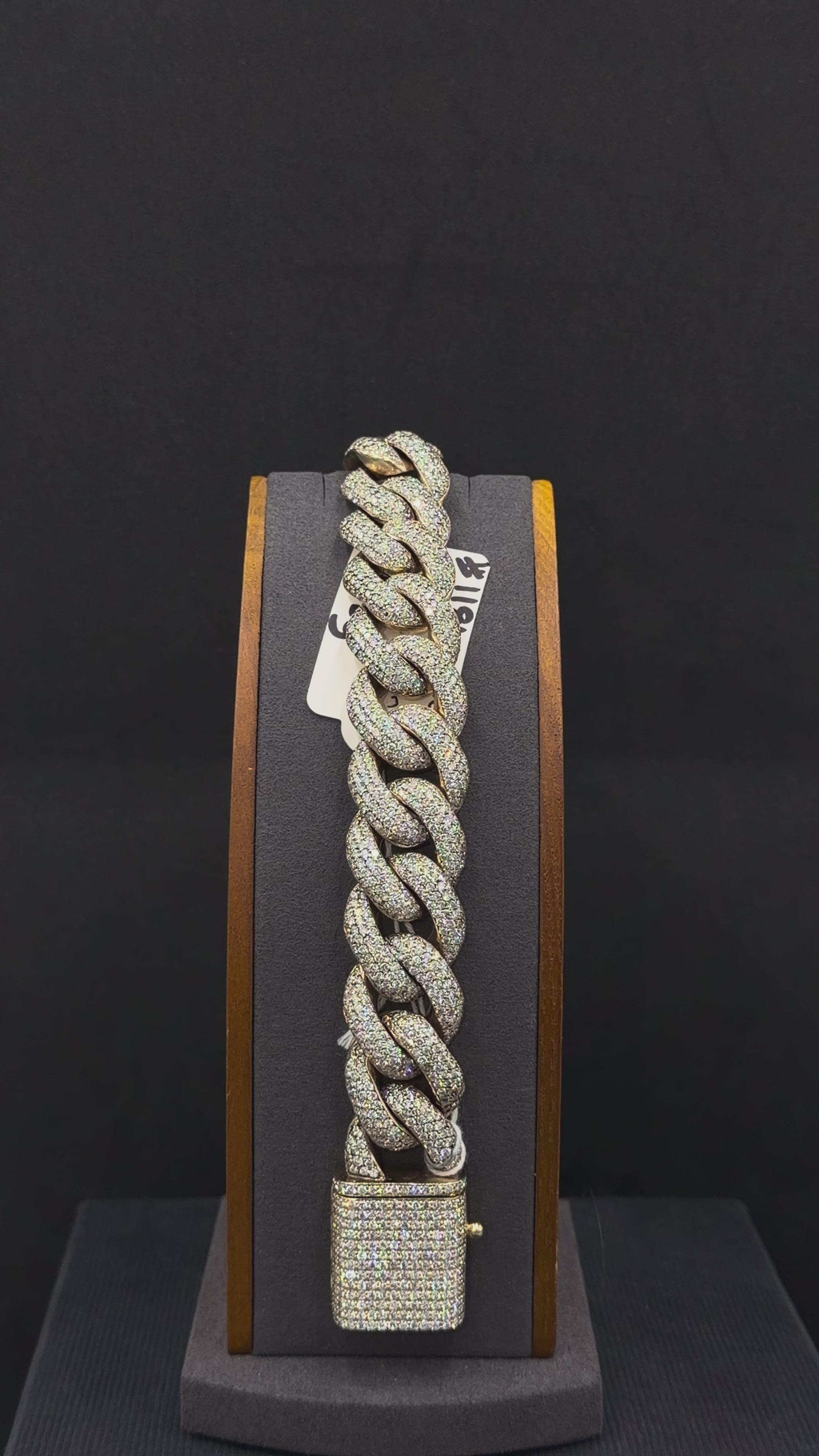 10K Gold Diamond Cuban Link Bracelet – 178.5 Grams | 20mm | 8 Inches
