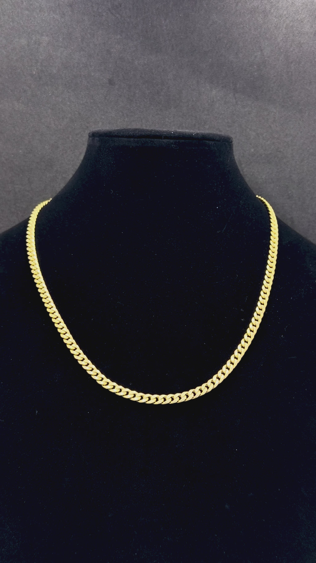 0K Gold Miami Cuban Link Chain 16.2 Grams 22 Inches 5.5mm