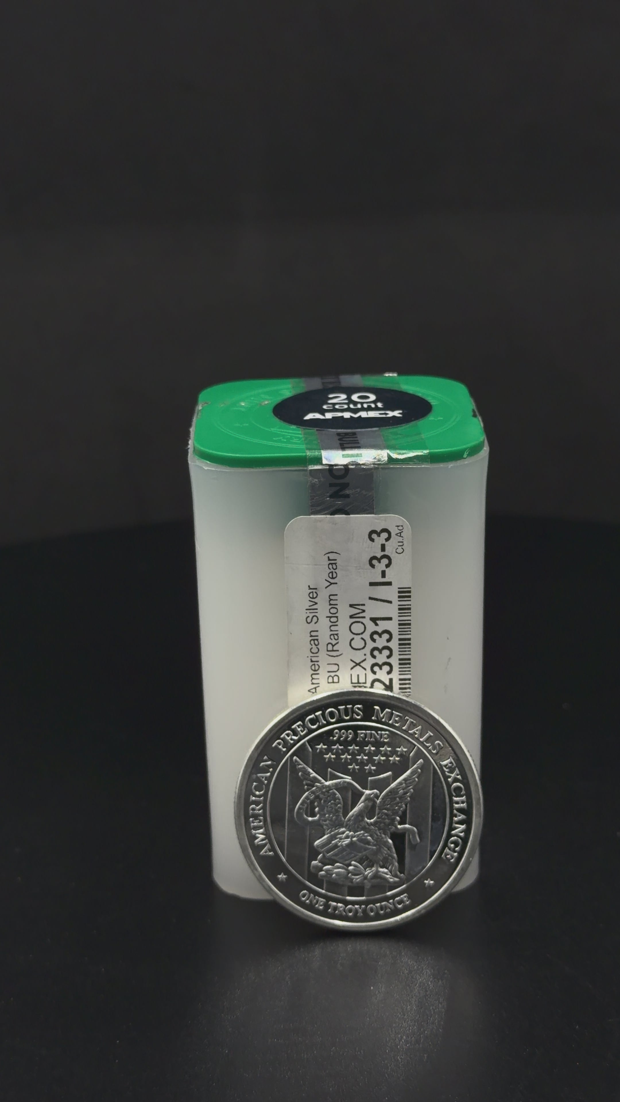 APMEX MintDirect® Sealed Tube – 20 American Silver Eagles (20 Troy Ounces)