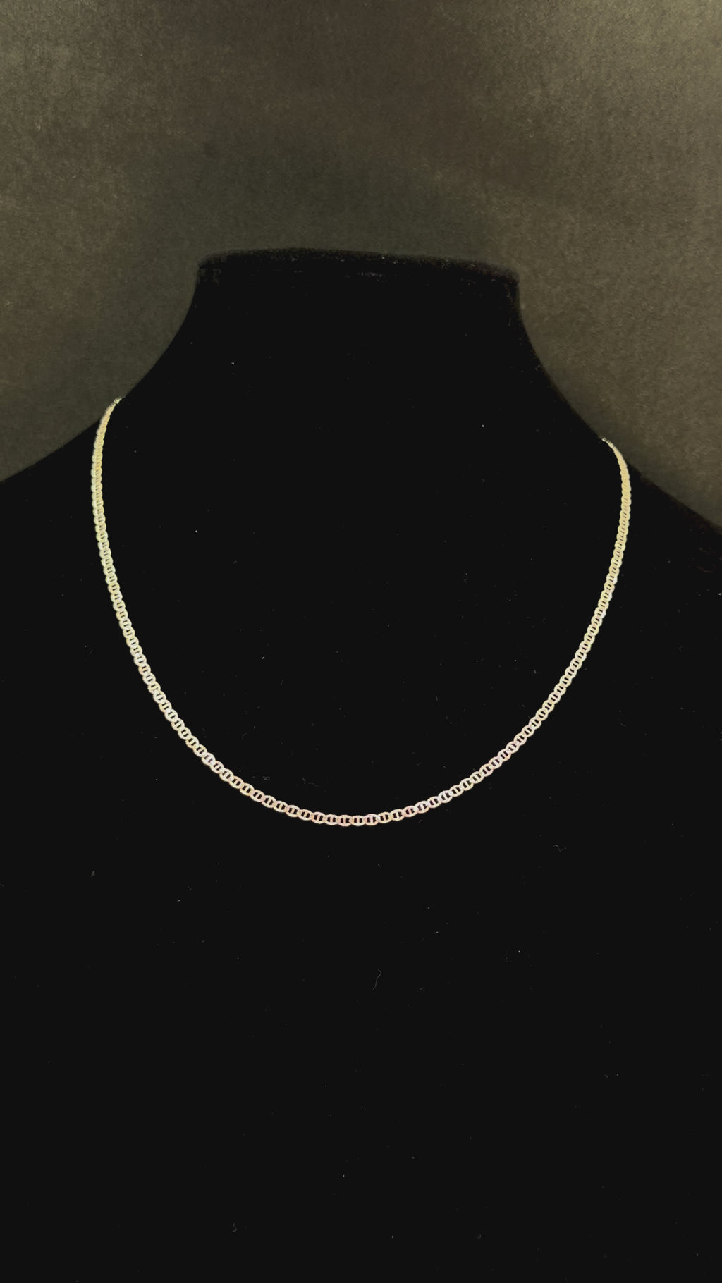 14K White Gold Mariner Chain – 4.7 Grams | 22 Inches | 2.75mm