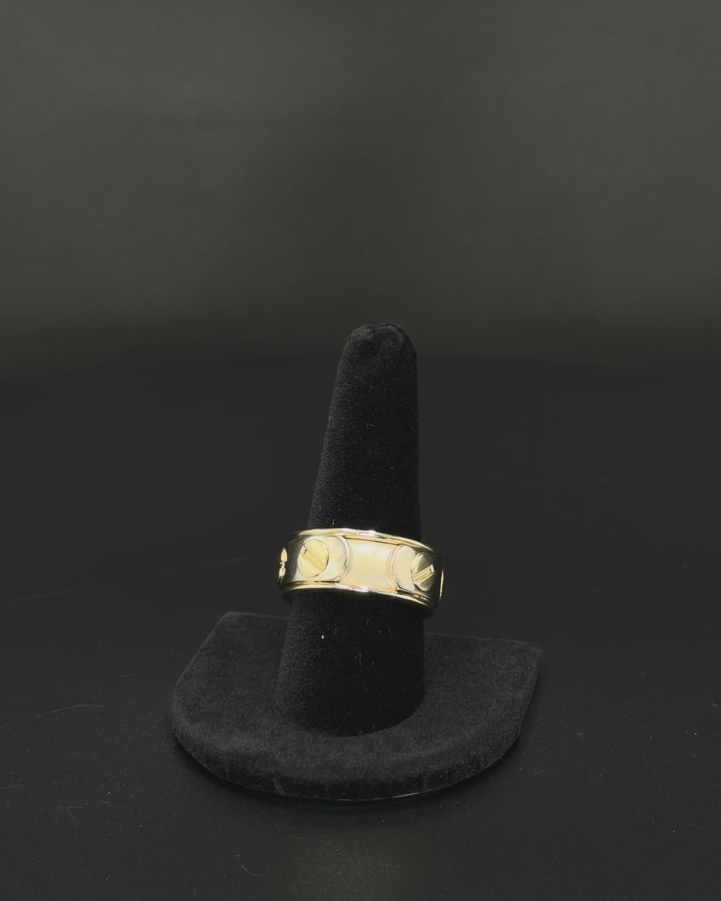 14K Yellow Gold Love Style Ring – 16.3 Grams – Size 9.5
