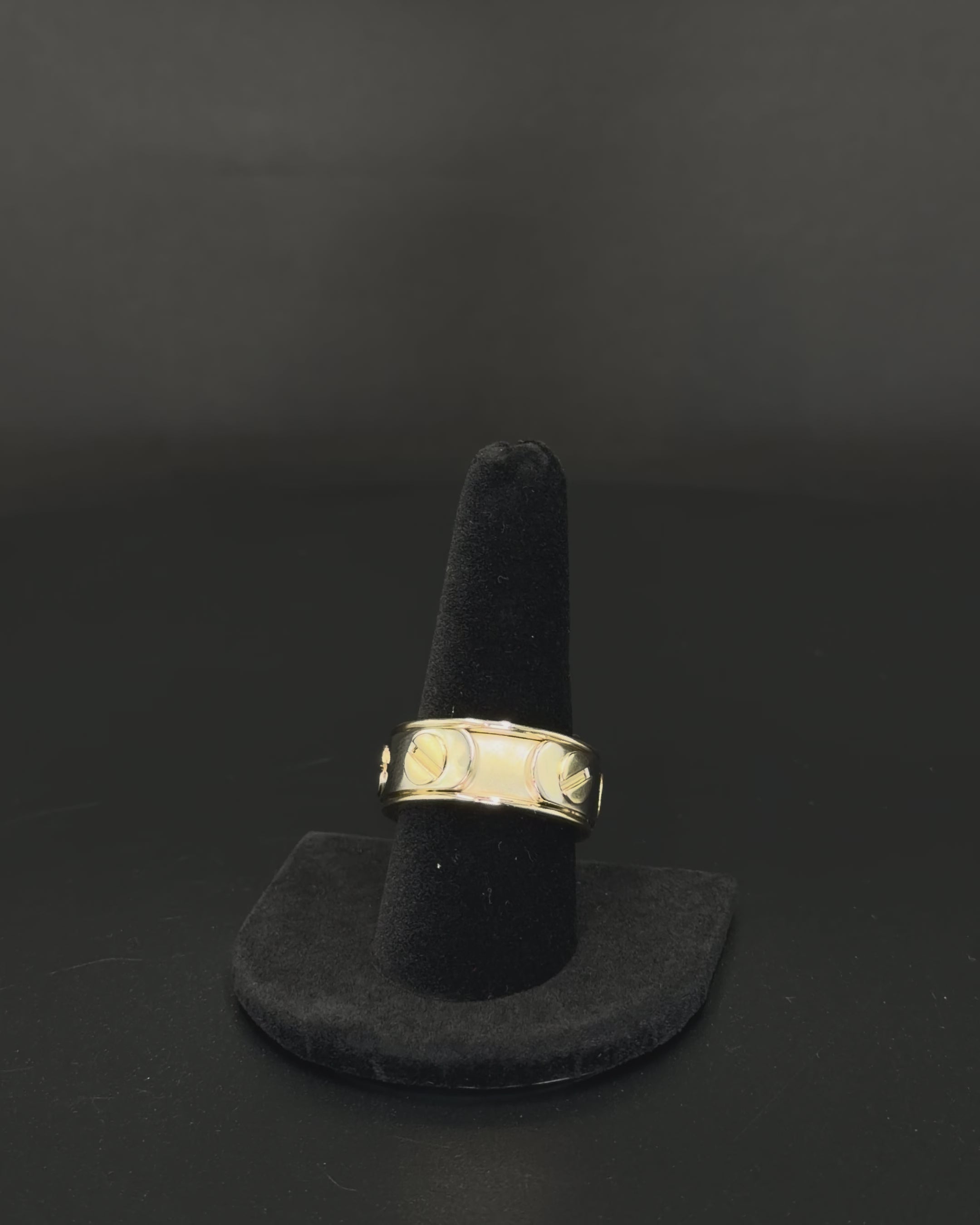 14K Yellow Gold Love Style Ring – 16.3 Grams – Size 9.5