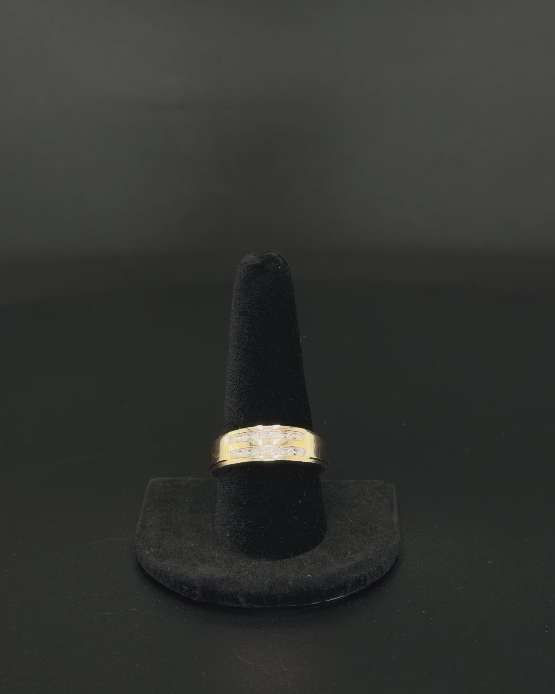 10K Yellow Gold Diamond Ring – Size 10 – 5.7 Grams