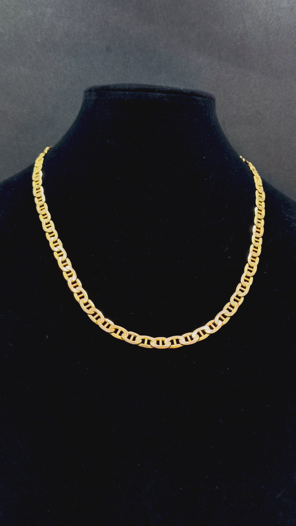 10K Gold Mariner Link Chain 17.2 Grams 22 Inches