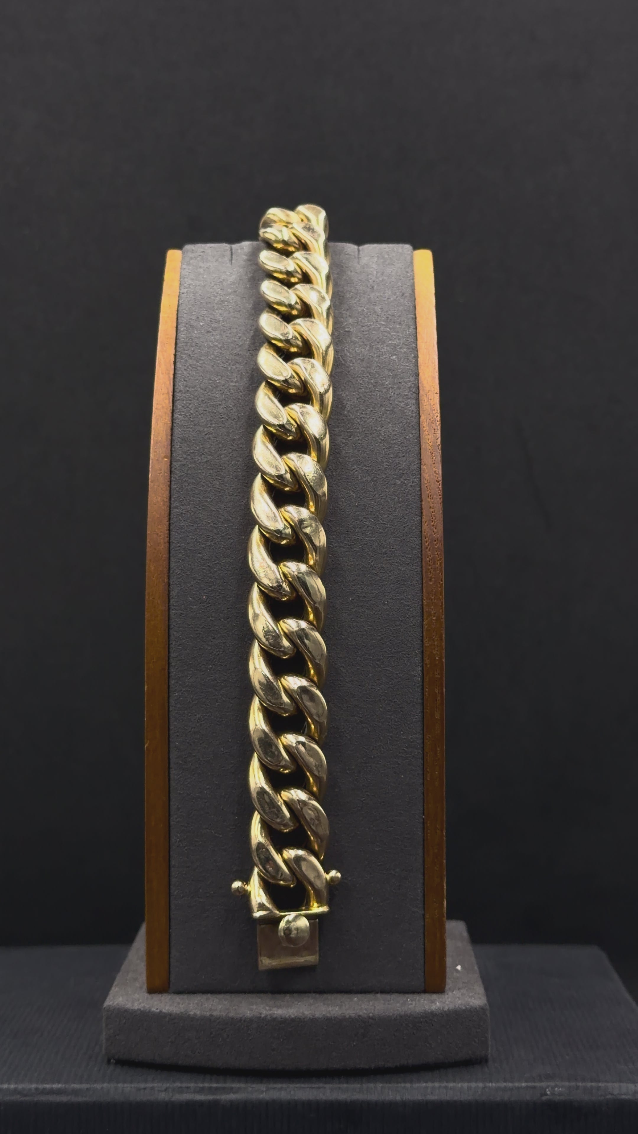 10K Gold Hollow Cuban Link Bracelet – 43.8 Grams | 9” | 15mm