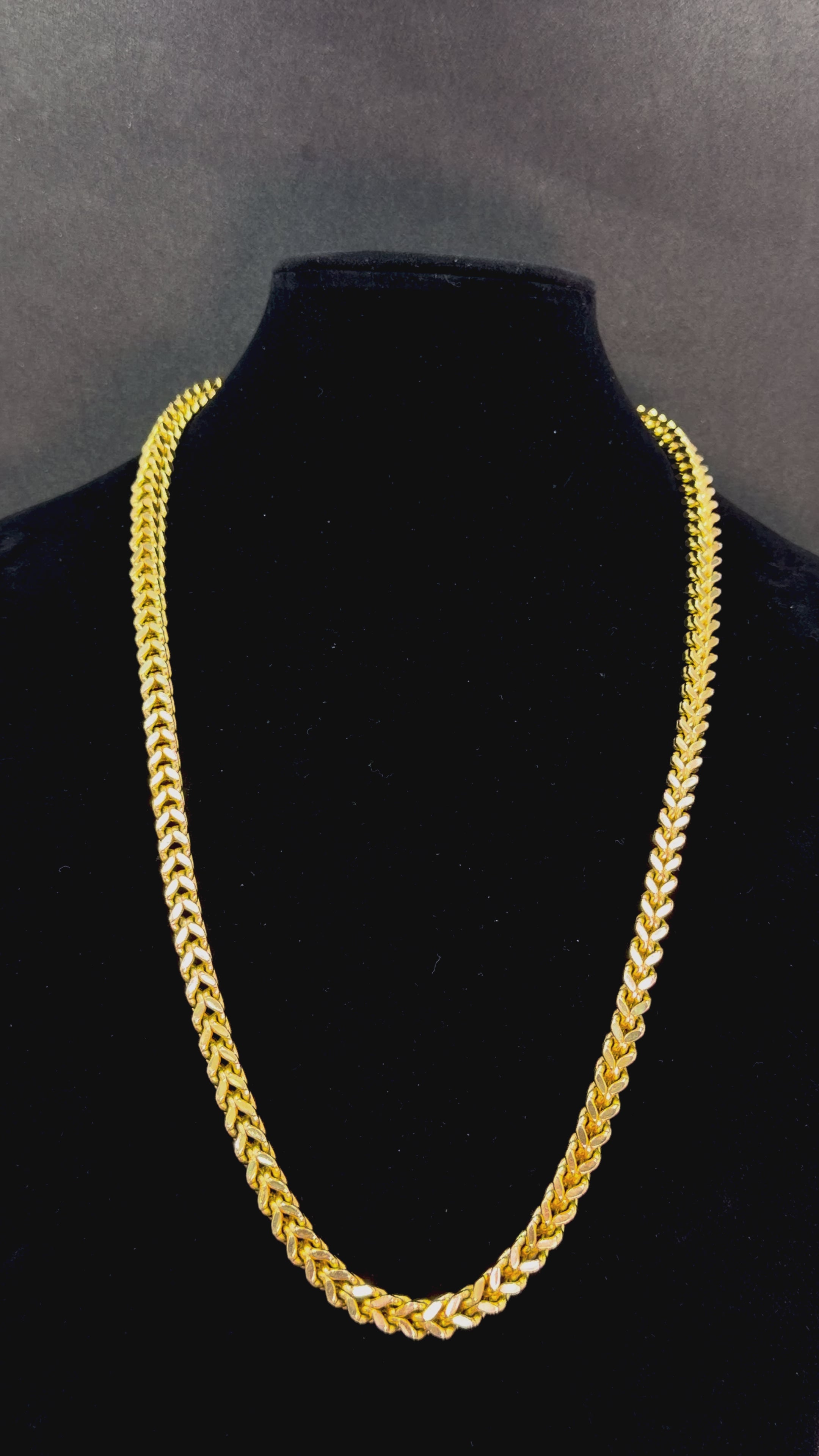 10K Gold Figaro Chain – 90.8 Grams | 30 Inches | 7mm