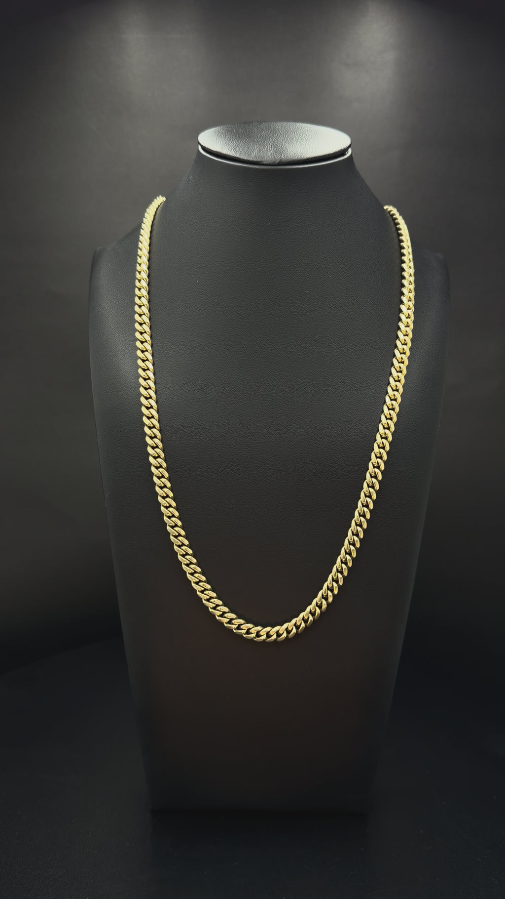 14K Gold Miami Cuban Link Chain 26 Inch 6mm 83.3 Grams