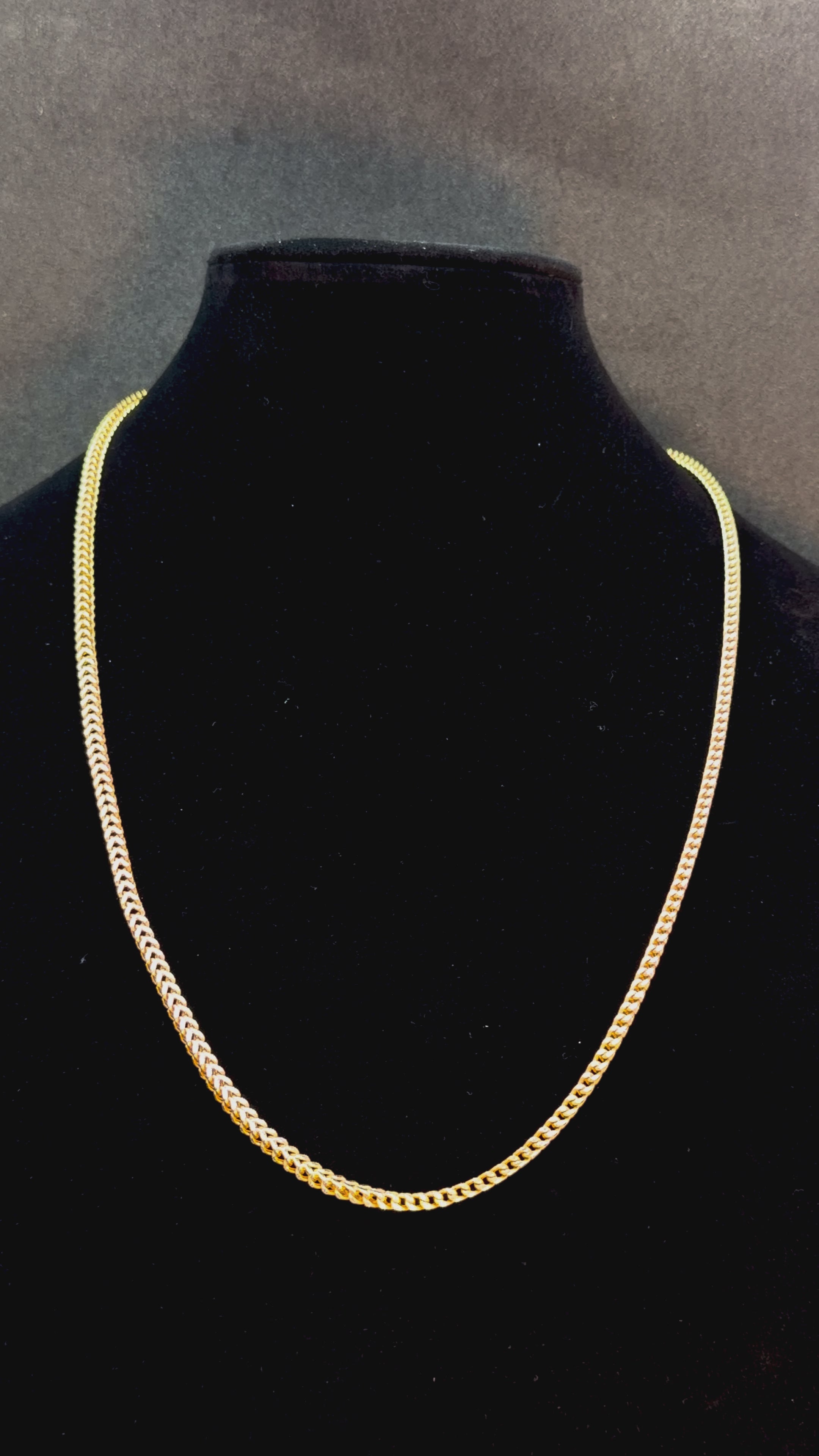 10K Gold Franco Chain 16.7 Grams 22 Inches 4.5mm