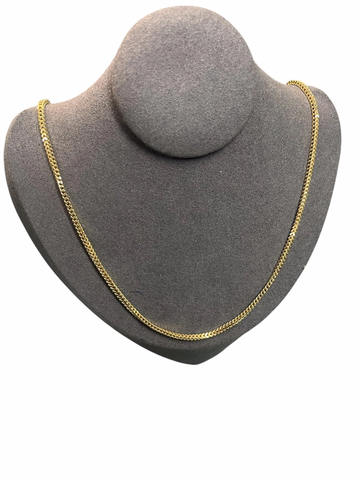 10K Yellow Gold 4.9grams 2.16mm  Franco Chain/Necklace - Size 20”