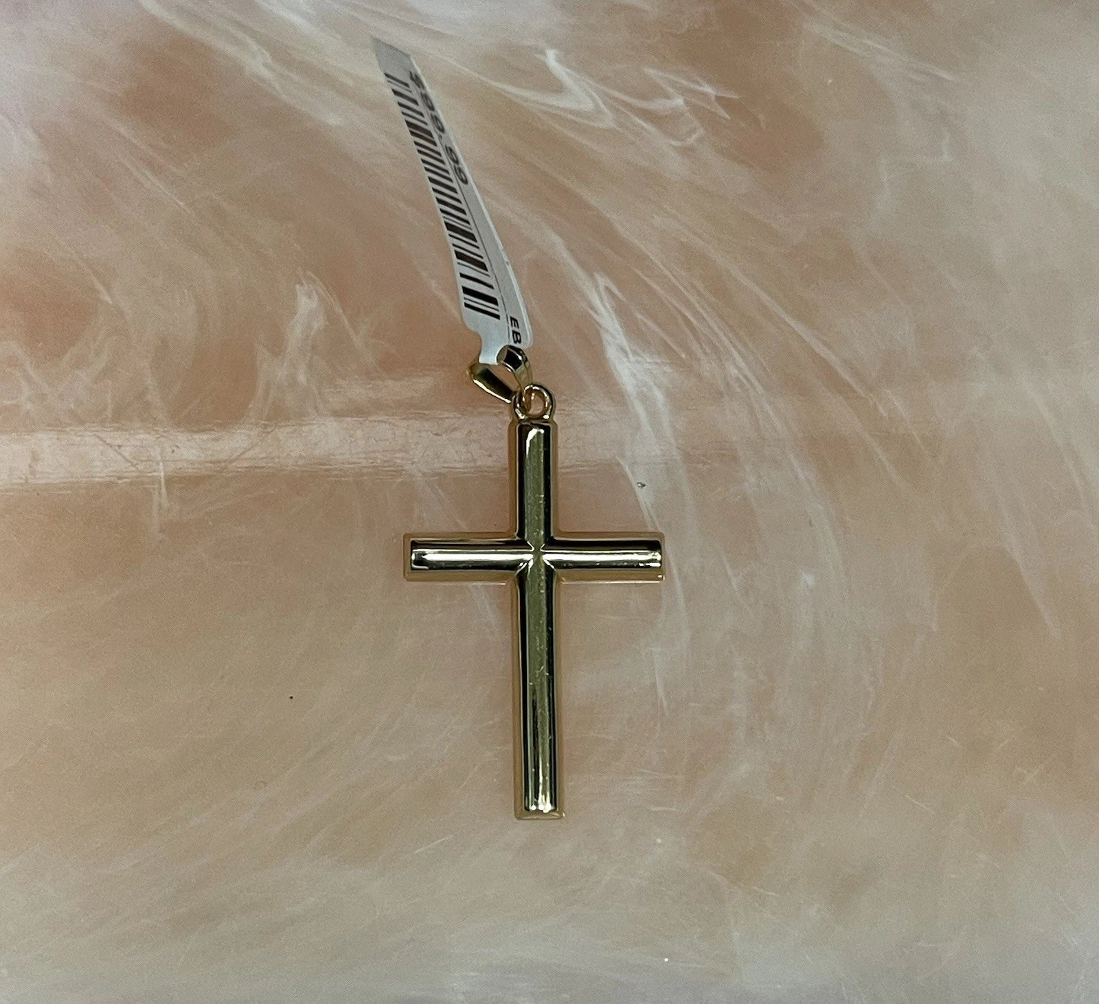 14K Yellow Gold Cross Pendant – 1.1g