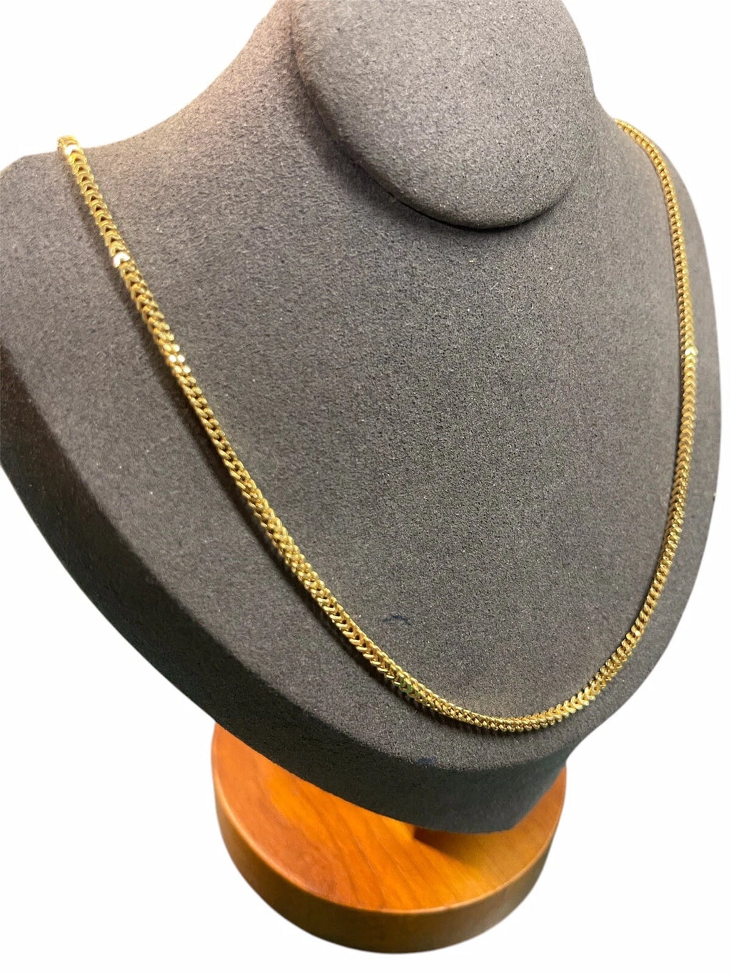 10K Yellow Gold 4.9grams 2.16mm  Franco Chain/Necklace - Size 20”