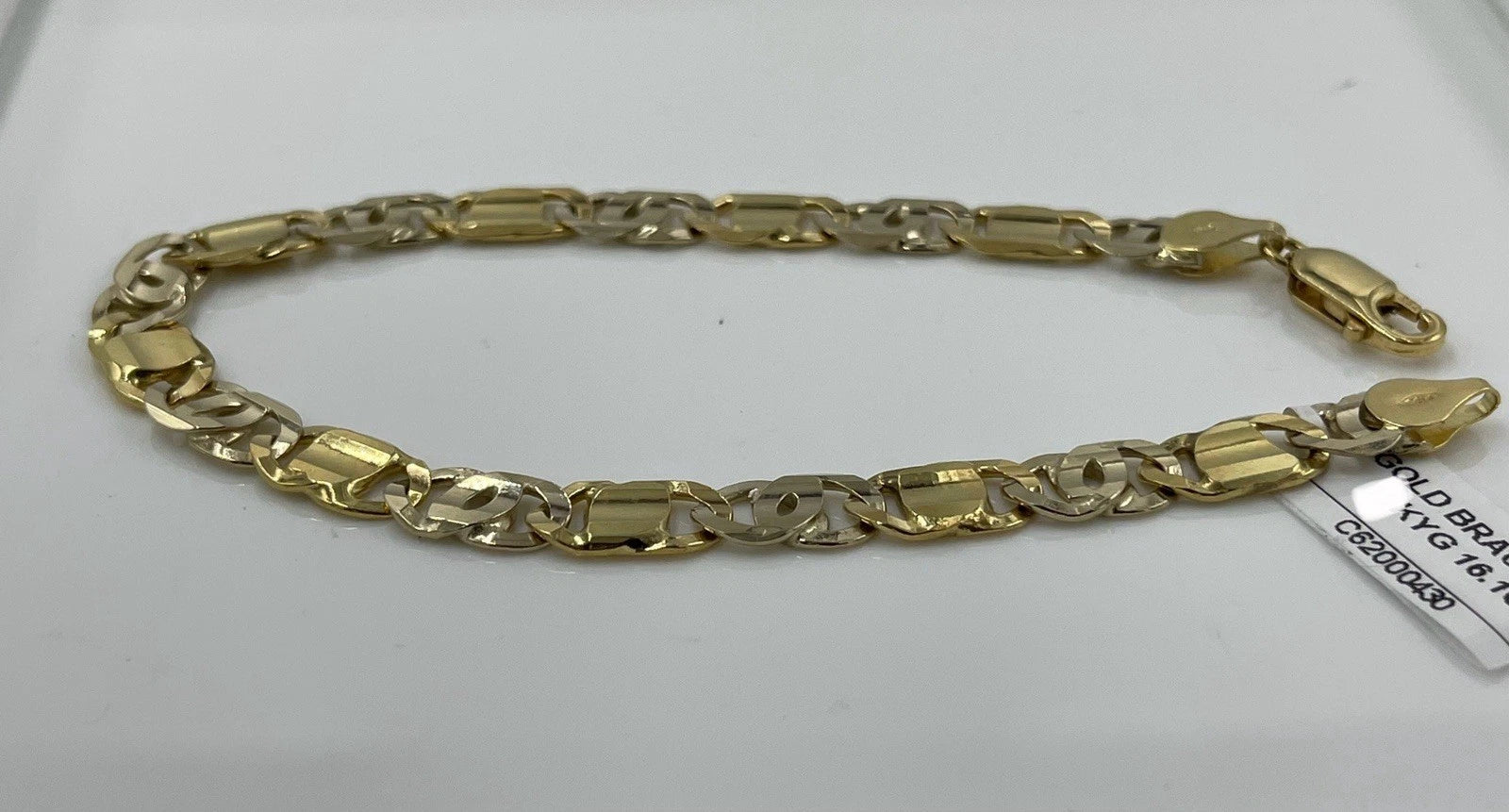 17.52K Gold Yellow Gold Tiger Eye Bracelet (16.1g)