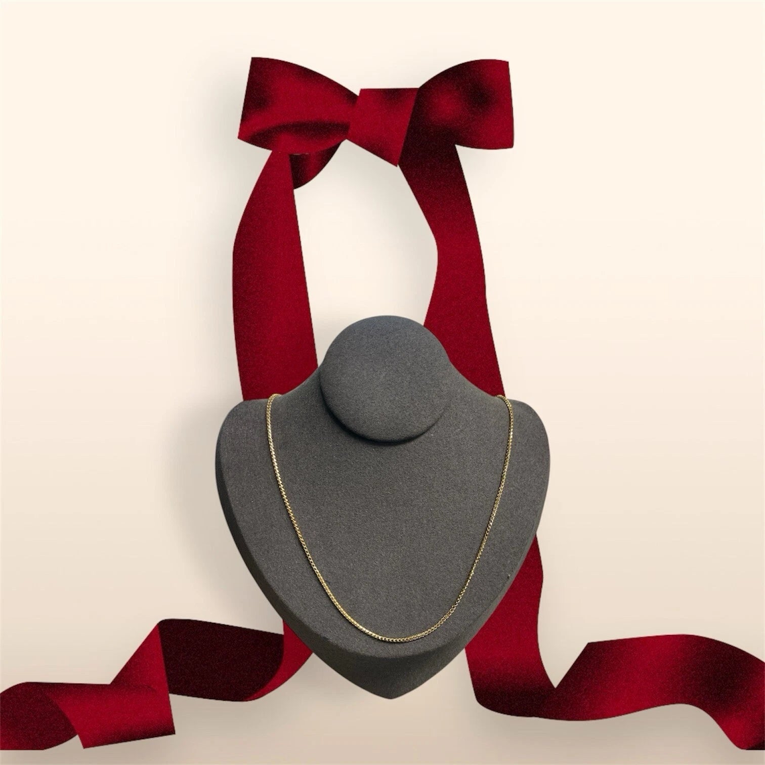 10K Gold Link Chain Necklace 3.40grams 18”Long When Open 1.30 mm