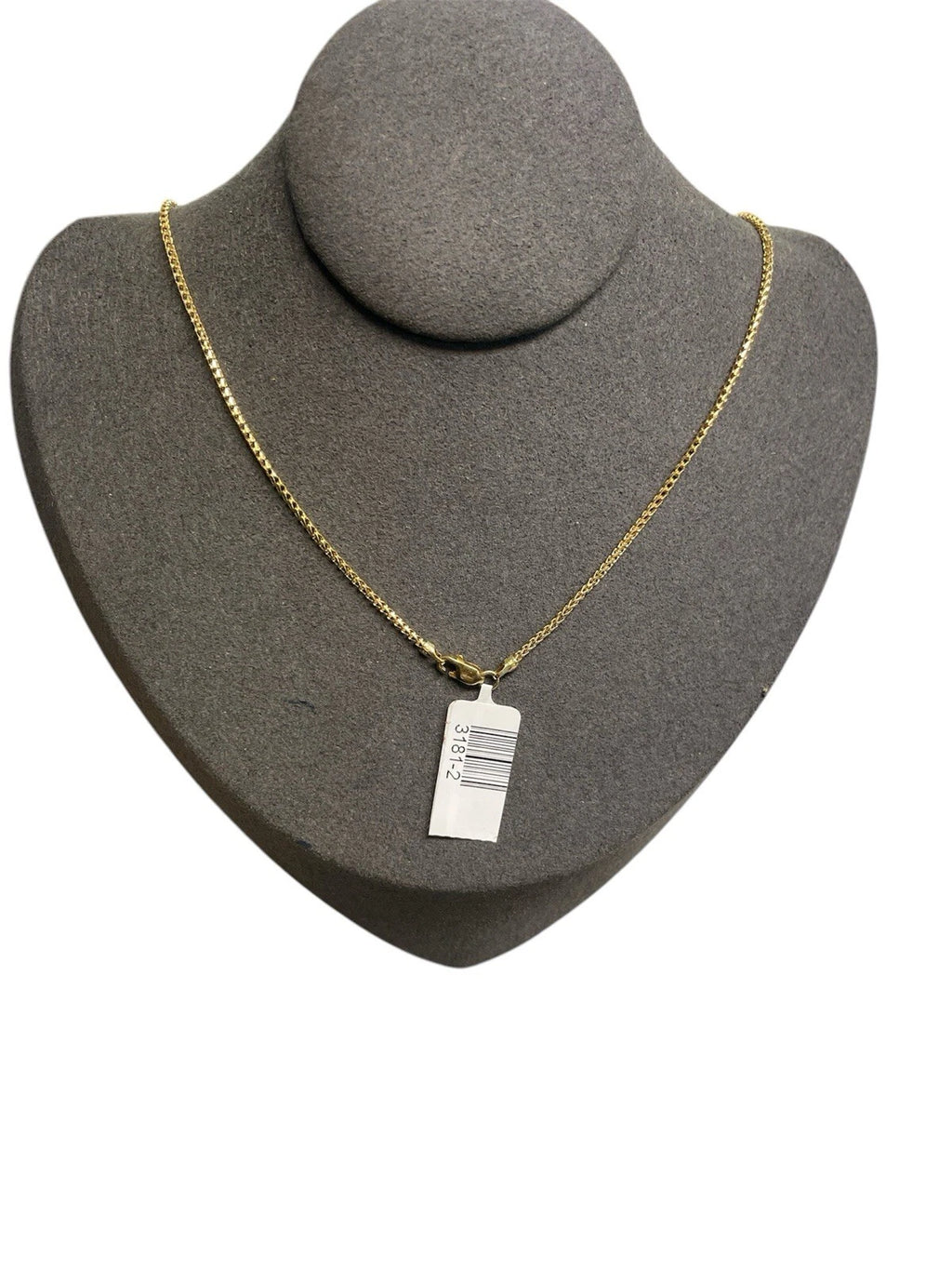 10K Gold Link Chain Necklace 3.40grams 18”Long When Open 1.30 mm