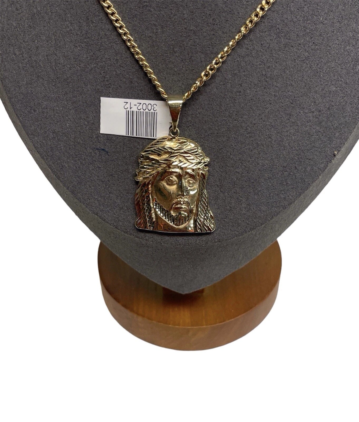 10K Yellow Gold Chain  4.40g (2.81mm) / Pendant 6.80g (24.25mm) 18 1/4 Length