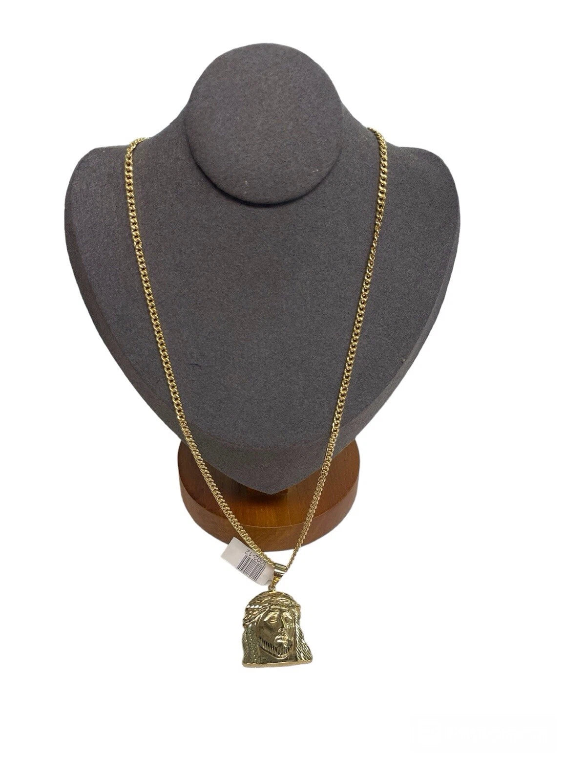 10K Yellow Gold Chain  4.40g (2.81mm) / Pendant 6.80g (24.25mm) 18 1/4 Length