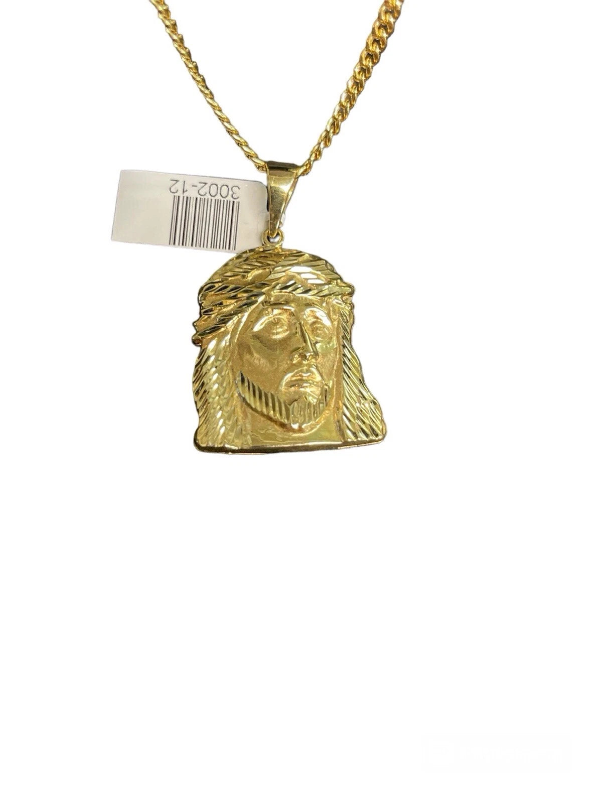 10K Yellow Gold Chain  4.40g (2.81mm) / Pendant 6.80g (24.25mm) 18 1/4 Length