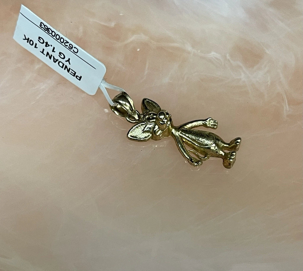 10K Yellow Gold Cartoon Character Pendant – 1.4g