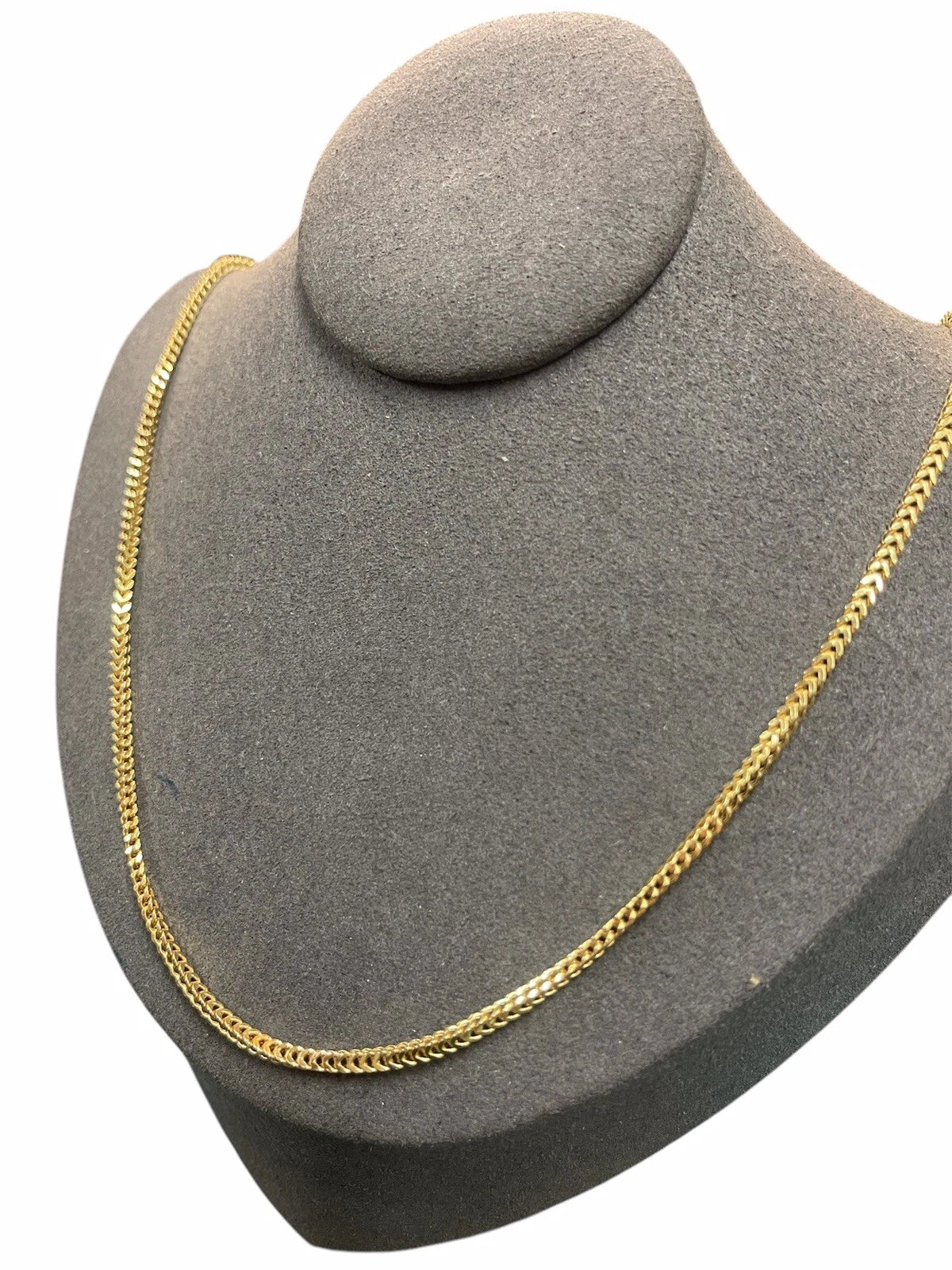 10K Yellow Gold 4.9grams 2.16mm  Franco Chain/Necklace - Size 20”